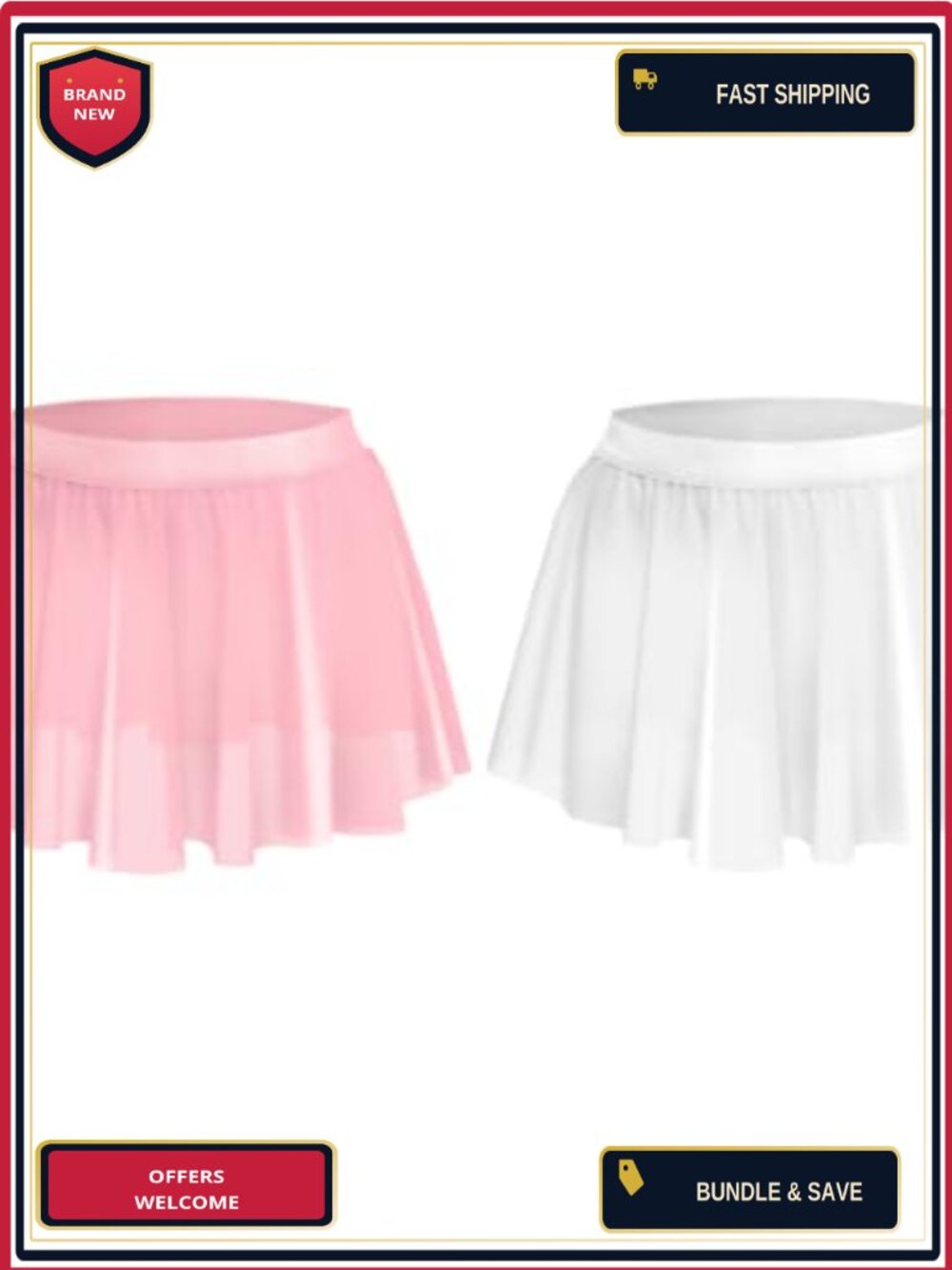Men's Mesh Sissy Skirt Crossdresser See Through Loose Fit Elastic Waist